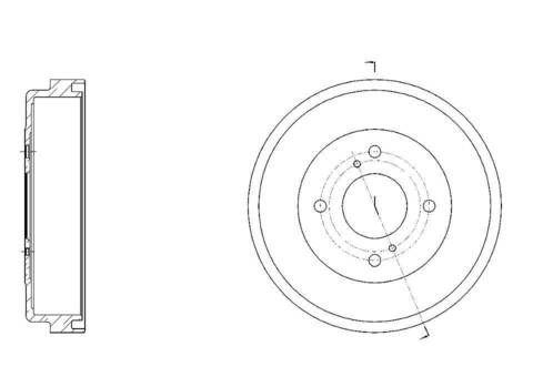 Барабан тормозной G-brake  GD-06672