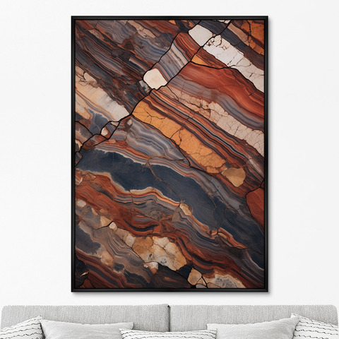 ArtNoMore - Репродукция картины на холсте Stone color palette, No 2, 2024г.