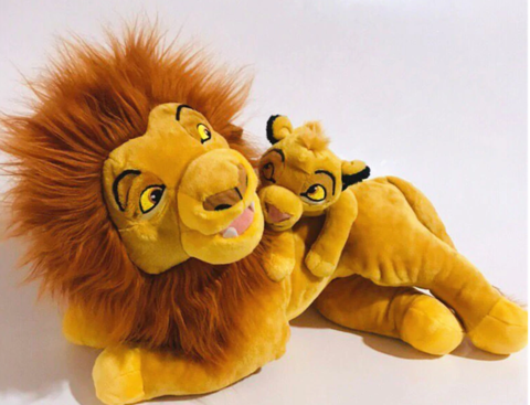 Король Лев мягкие игрушки Муфаса и Симба