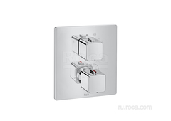 T-1000 Square Смеситель для ванны-душа термостатический скрытого монтажа (для установки с RocaBox A525869403) Roca 5A0C1AC00 фото