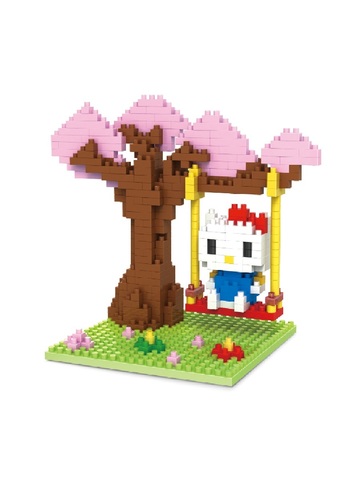 Конструктор LNO Хеллоу Китти на качели 336 деталей NO. 096 Hello Kitty on the swings mini blocks