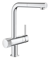 Смеситель для мойки под фильтр с выдвижным изливом Grohe Blue Pure 31721000 фото