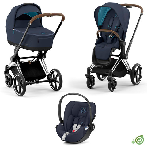 Детская коляска Cybex Priam IV 3 в 1 Dark Navy