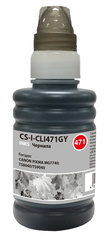 Чернила Cactus CS-I-CLI471GY Серый / Gray 100мл для Canon Pixma MG7740/TS8040/TS9040