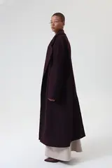 Пальто BIG, бургунди