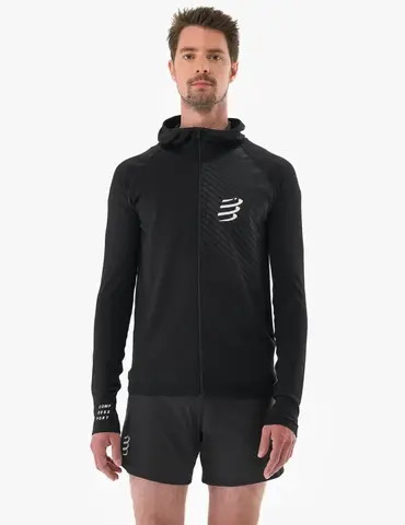Лонгслив 3D Thermo Seamless Zip Black