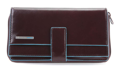 Кошелек женский Piquadro Blue Square PD1354B2R/MO красное дерево натур.кожа