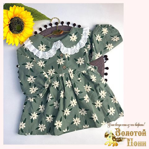 Платье хлопок/фланель (74-98) 241108-G4084