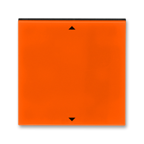 Управляющий элемент Busch-Jalousiecontrol®II с маркировкой. Цвет Оранжевый / дымчатый чёрный. ABB. Levit(Левит). 2CHH700110A4066