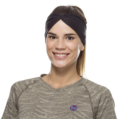 Картинка повязка Buff headband ellipse coolnet Solid Black - 1