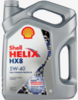 Моторное масло SHELL Helix HX8 5W-40 Синтетическое 4 л