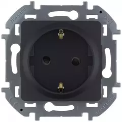 INSPIRIA Розетка 2К+3 шт антрацит 673733