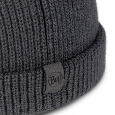 Картинка шапка вязаная Buff Hat Knitted Ervin Grey - 4