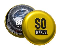 Презервативы с точками и рёбрами в металлическом кейсе MAXUS Special - 15 шт. - 