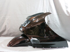 Комплект пластика Kawasaki zzr1100-1 90-91-92 чёрно-красный