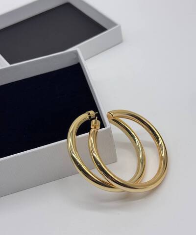 Серьги YSL конго толстые