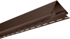 Планка Угол наружный Альта Профиль Темный Орех 3,05м