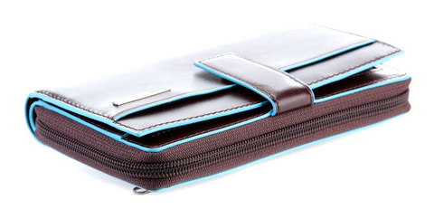 Кошелек женский Piquadro Blue Square PD1354B2R/MO красное дерево натур.кожа