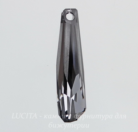 6017/G Подвеска Сваровски Cristalatite Grand Crystal Silver Night 30 мм