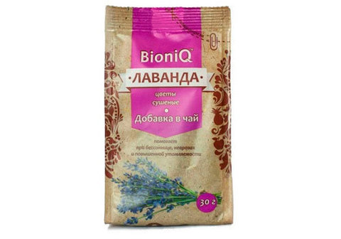 Лаванда сушеная BioniQ, 30г