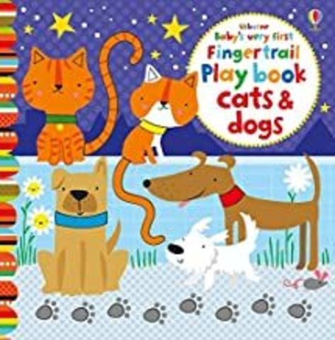 Baby's Very First Fingertrail Play book Cats and Dogs