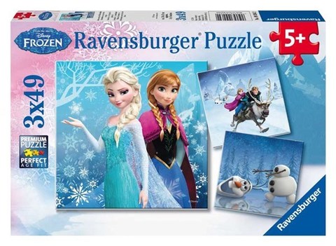 Puzzle DFZ: Winter Adventures 3x49 pcs