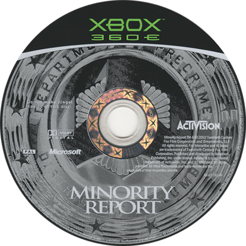 Minority Report - Everybody Runs (XBOX360E) [Xbox 360]