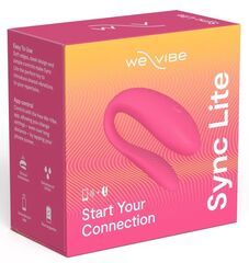 Розовый вибратор для пар We-Vibe Sync Lite - 