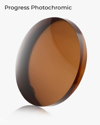 Фотохромная прогрессивная линза индекс 1,56 HMC Brown/Grey
