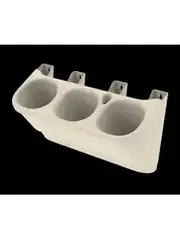 Фитомодуль настенный с системой прикорневого полива 2л×3 (59×25×27см) слоновая кость