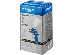 ЗУБР PRO 150, 0.8 мм, пневматический краскопульт с верхним бачком, Профессионал (06454-0.8)