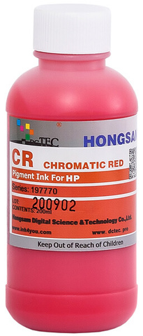 Чернила DCTec пигментные Z6 Red (красный) 200 мл