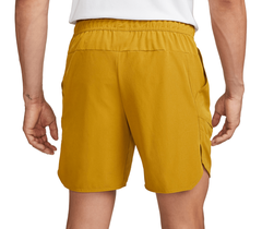 Теннисные шорты Nike Dri-Fit Advantage Short 7in - bronzine/lime blast/white