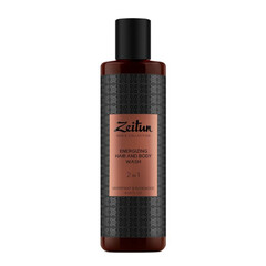 Гель для душа и шампунь очищающий ZEITUN Men`s Collection Energizing Hair And Body Wash 250 мл