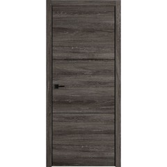 Купить Межкомнатная дверь экошпон VFD Urban 2 Terra Vellum алюминиевый молдинг black mould