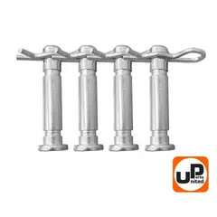 Болт срезной под шплинт UNITED PARTS 8х40мм (комплект 4шт)