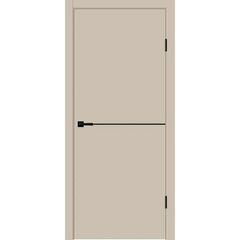 Купить Межкомнатная дверь ПЭТ Galant FH1 кварцит кромка ABS чёрная