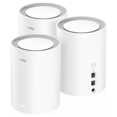 Бесшовный Mesh роутер Cudy M1800 - Mesh-система Wi-Fi 6 AX1800 с гигабитными портами