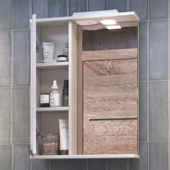 Шкаф навесной с зеркалом Callao 500 (левый) со спотом