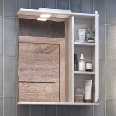 Шкаф навесной с зеркалом Callao 600 (правый) со спотом