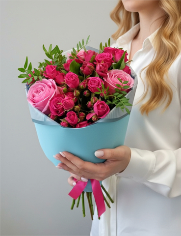 Букет с розами Благородный