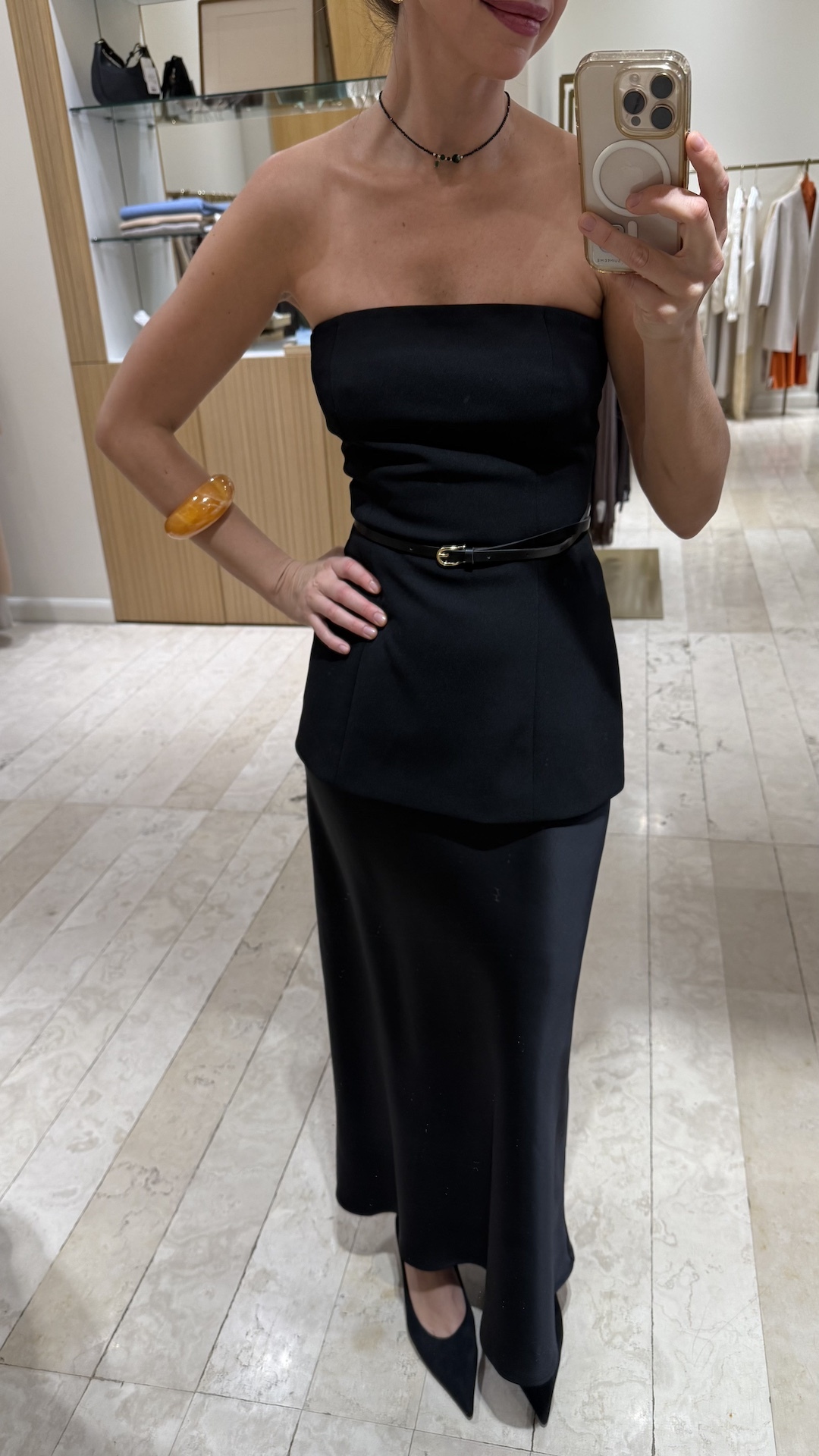 Платье с корсетом и отдельной юбкой