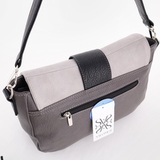 Сумка Саломея 460 мульти итальянский серо-черный