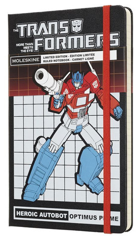 Блокнот Moleskine Transformers LE, цвет черный, в линейку