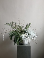 Композиция из хвойных растений "Ледяной лес"