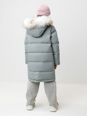 пальто  для девочки  ВК 34069/3 УЗГ