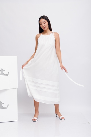 Peserico Easy Платье - сарафан из хлопковой вуали