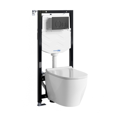 WasserKRAFT Aller 10TLT.010.ME.MB02.H002 Система инсталяции с унитазом