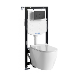 WasserKRAFT Aller 10TLT.010.ME.MB02.H002 Система инсталяции с унитазом фото