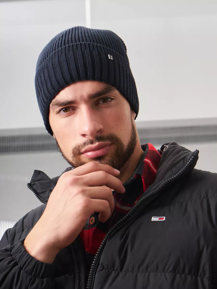 Шапка бини зимняя весенняя с флисом